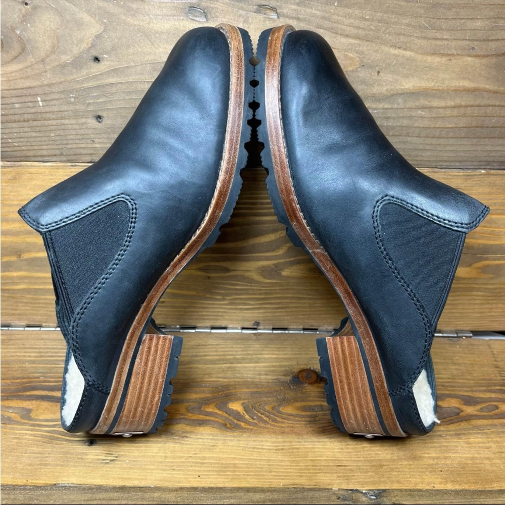 UGG Mule Leather Sheepskin Clogs - Picture 6 of 8